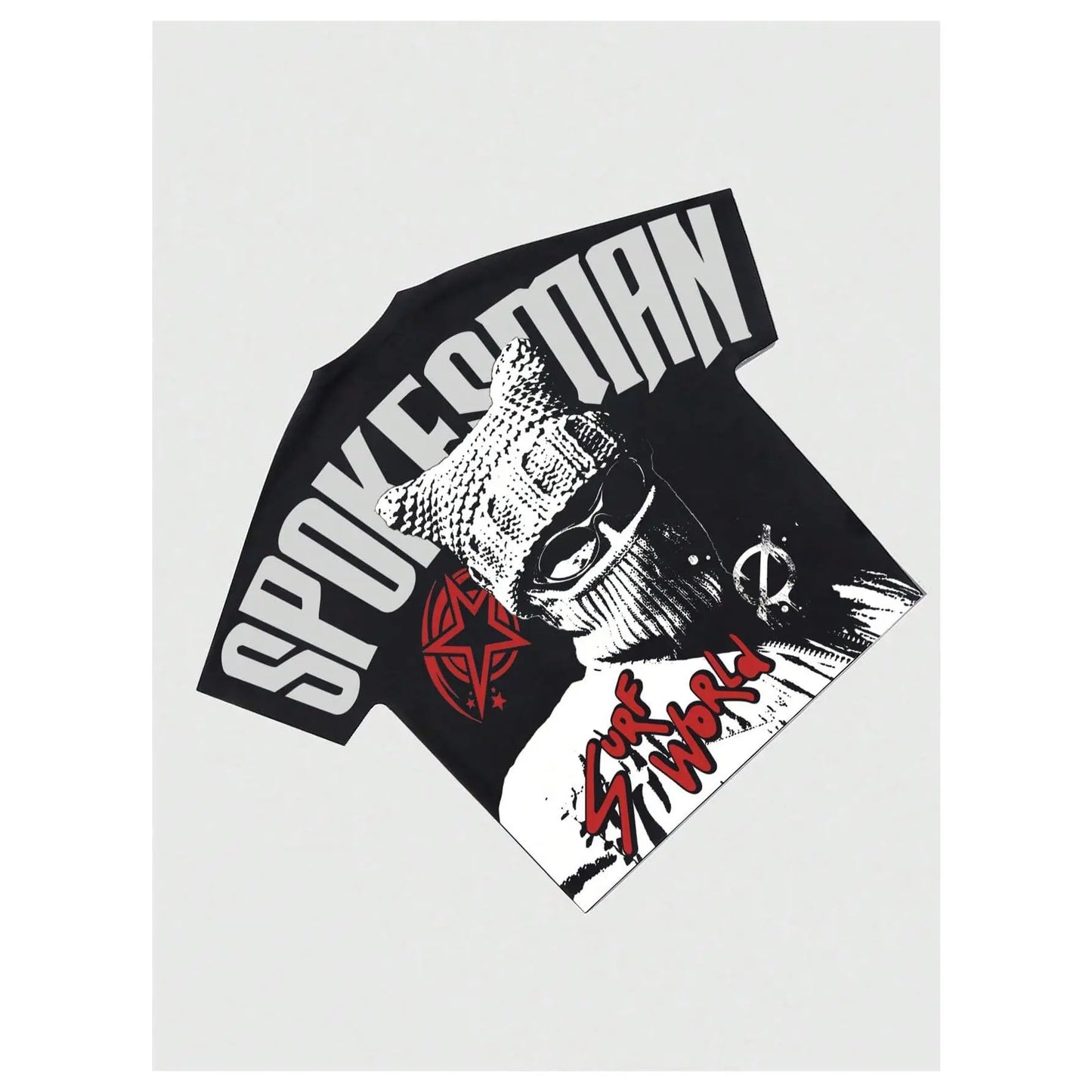 Men'S Y2K Graphic T-Shirt - Short-Sleeve, Punk, Loose-Fit, Summer Streetwear Top
